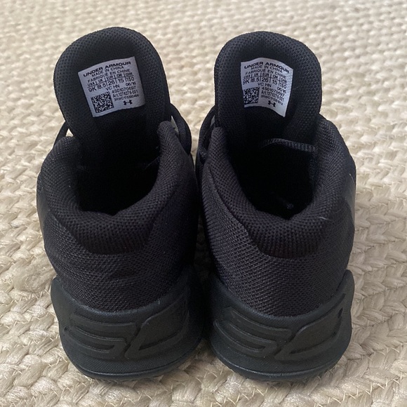 Under Armour All Black Stephen Curry Basketball Sneakers - Picture 4 of 7